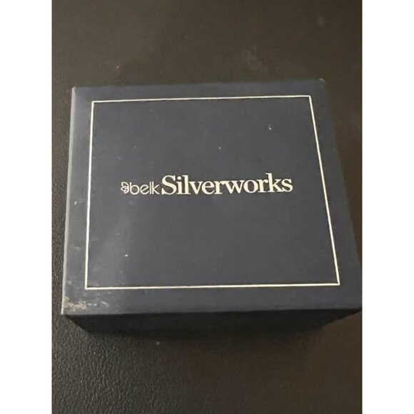 Belk Silverworks Fine Silver Plate Chain Necklace Happiness is an Inside Job - Picture 7 of 8